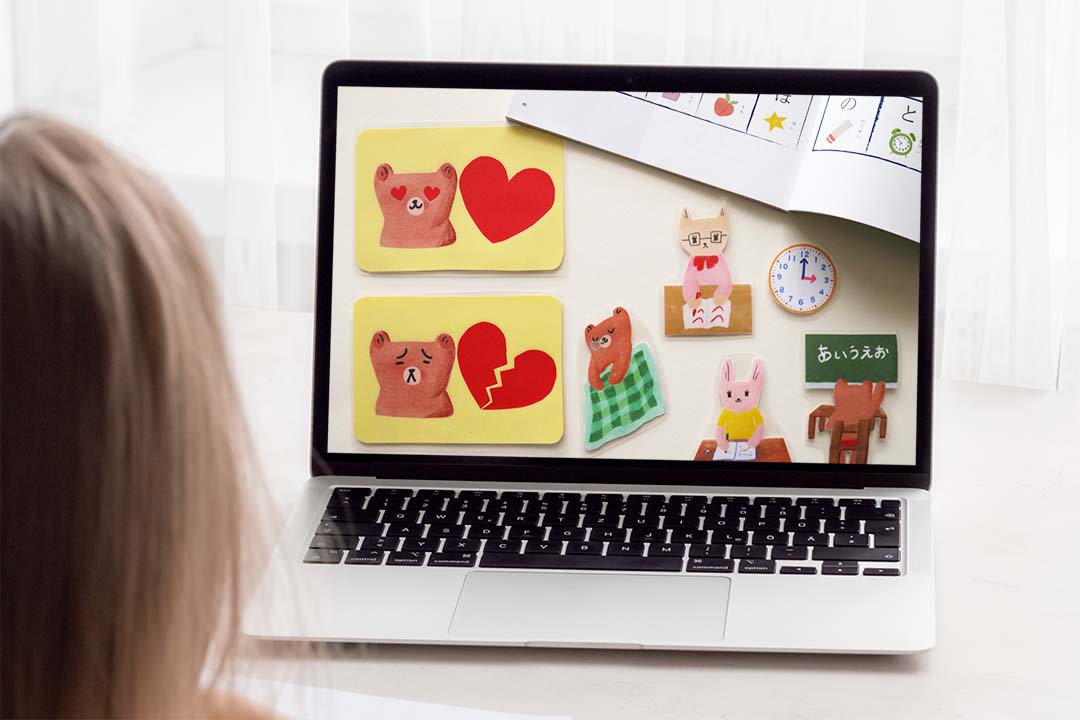 日本語レッスン「ななつのこ」は、子どものためのオンライン学習教室です