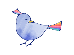 世界中に暮らすマルチリンガル・バイリンガルの子どものための個別オンライン日本語教室のキャラクター「ななつのこ」